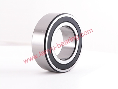 Rubber cover (RS, 2RS) double row angular contact ball bearing